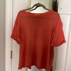 WE THE FREE (Free People) Distressed T-shirt
